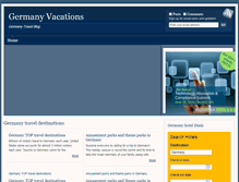 Tablet Screenshot of germany-vacations.com